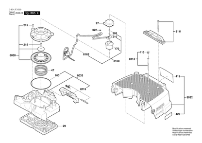 Part Location Diagram of 2609200407 Bosch Tool HOLDER