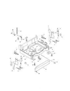 Base Diagram and Parts List for SHU5315UC 06 Bosch Dishwasher