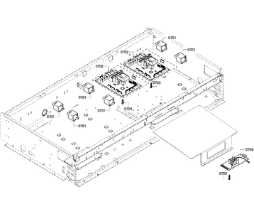 Pcb's Assy Diagram and Parts List for PRD486GDHC 09 Thermador Range