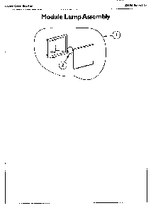 Module Lamp Assembly Diagram and Parts List for SMW272S  Thermador Range
