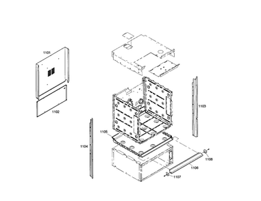 Part Location Diagram of 00680854 Bosch PANEL