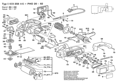 Part Location Diagram of 2605500086 Bosch Handle Cover