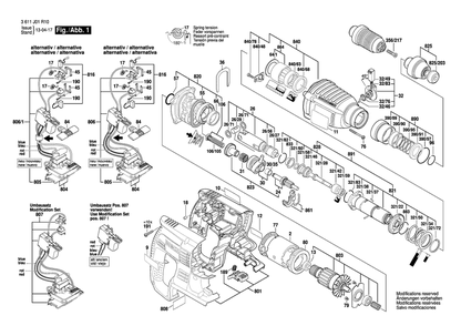Part Location Diagram of 1600A00175 Bosch On-Off Switch