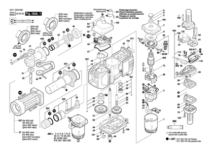 Part Location Diagram of 1607000C8U Bosch Tool TOOLHOLDER