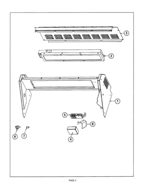 03 - HOUSING IR BURNER Diagram and Parts List for CGB30RCULP  Bosch Range