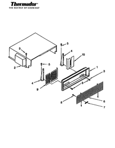 Series 04&05 All Models Diagram and Parts List for TSS42QBW  Thermador Refrigerator