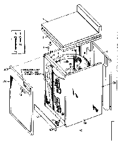 Replacement Parts Diagram and Parts List for 15331246  Kenmore Water Heater