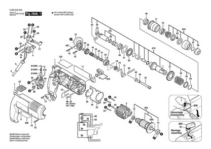 Part Location Diagram of 1617200079 Bosch On-Off Switch