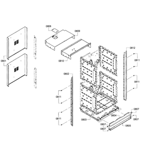 Part Location Diagram of 00708570 Bosch EXHAUST BAFFLE