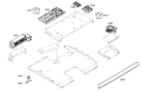 Control Assy Diagram and Parts List for ME272ES01  Thermador Wall Oven