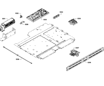 Pcb's Assy Diagram and Parts List for HBL5650UC 05 Bosch Wall Oven