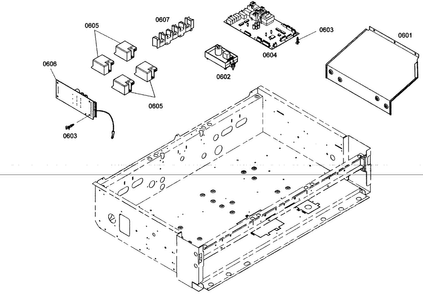Pcb Control  Panel Diagram and Parts List for PRG364EDG03  Thermador Range