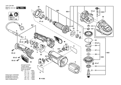 Part Location Diagram of 1619PC0265 Bosch Capacitor