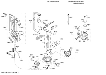 Part Location Diagram of 10007258 Bosch SENSOR