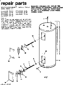Part Location Diagram of 9000386 Maytag Water heater heating element