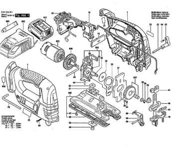 Part Location Diagram of 2607200686 Bosch Tool ADJUSTING SLIDE