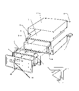 Body Diagram and Parts List for WD24N  Thermador Warming Drawer