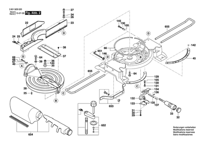 Part Location Diagram of 1619PA7028 Bosch Holder
