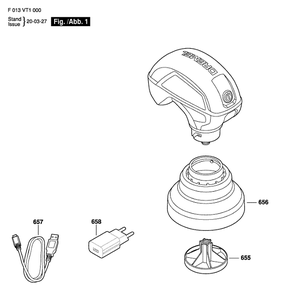 Bosch F013vt1000 Diagram and Parts List for F013VT1000  Bosch Router