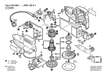 Part Location Diagram of 2610905836 Bosch Manufacturer inch s nameplate