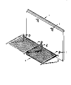Keep Hot Shelf Accessory Diagram and Parts List for H48HQS  Thermador Range Hood