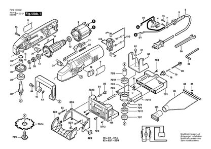 Part Location Diagram of 2610348622 Bosch Screw