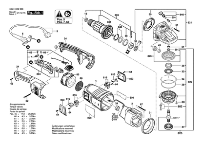 Part Location Diagram of 1619P16542 Bosch Switch