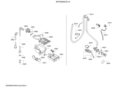 Part Location Diagram of 11024464 Bosch DISPENSER TRAY-UPPER PART