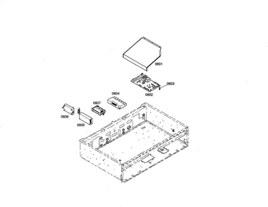 Pc Board/Spark Re-Igniter Diagram and Parts List for PDR364GDZS 02 Thermador Range