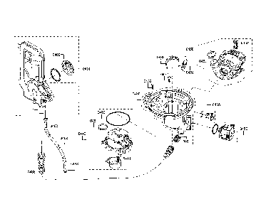 Water inlet/sump/heat pump Diagram and Parts List for SHP865WF2N 01 Bosch Dishwasher