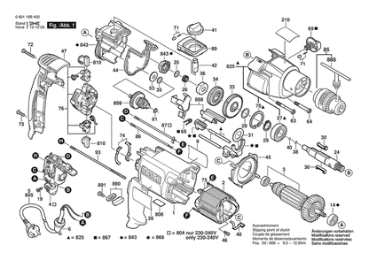 Part Location Diagram of 2609120463 Bosch Field