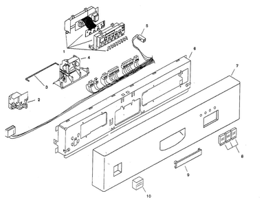 Part Location Diagram of 00358172 Bosch Panel Frame