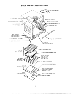 03 - BODY & ACCESSORY PARTS Diagram and Parts List for CMT-131  Bosch Range
