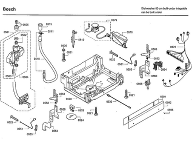 Part Location Diagram of 12021614 Bosch Power Cord