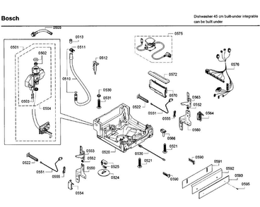 Part Location Diagram of 11012701 Bosch PANEL-BASE