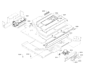 Pcb Diagram and Parts List for HBL8751UC 01 Bosch Microwave Oven Combo