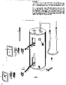 Replacement Parts Diagram and Parts List for 153314472  Kenmore Water Heater