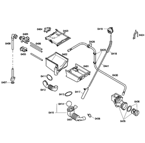 Part Location Diagram of 00144486 Bosch PUMP-DRAIN