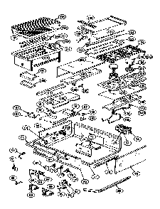 Page 15 Diagram and Parts List for PRSE486GDS  Thermador Range