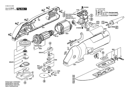 Part Location Diagram of 2602123900 Bosch Pointer