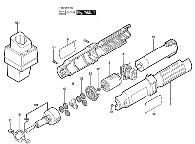 Part Location Diagram of 2610357411 Bosch Switch