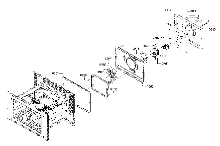 Heater/fan blade Diagram and Parts List for HMCP0252UC 03 Bosch Microwave
