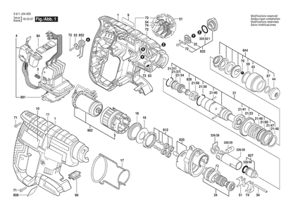 Part Location Diagram of 1600A00FL3 Bosch Thrust Ring