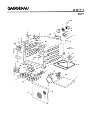 Part Location Diagram of 00098502 Bosch Heating Element