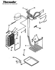 Series 02-04 All Models Diagram and Parts List for TSS42QBW  Thermador Refrigerator