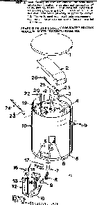 Replacement Parts Diagram and Parts List for 153333710  Kenmore Water Heater