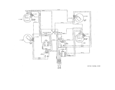 Wiring Diagram Diagram and Parts List for CE304XS  Thermador Cooktop