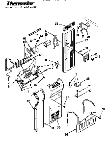 Series 04&05 All Models Diagram and Parts List for TSS42QBW  Thermador Refrigerator
