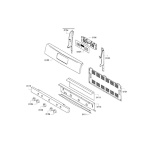 Control Panel Diagram and Parts List for HGS3053UC 08 Bosch Range
