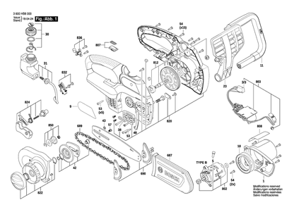 Part Location Diagram of F016F05190 Bosch Chain
